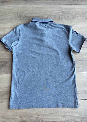 m Beden gri Renk Orijinal Us. Polo Assn. Gri Erkek Polo Yaka Tişört