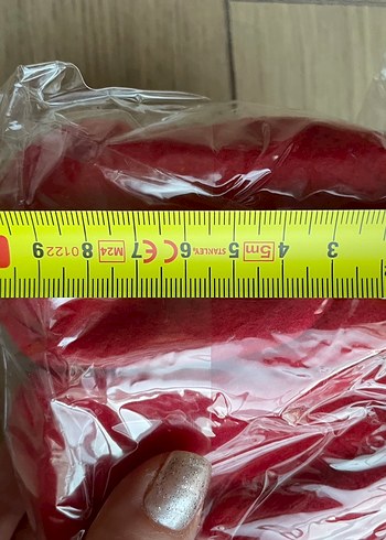 Kız Bebek kırmızı-beyaz panduf patik - Görsel 3