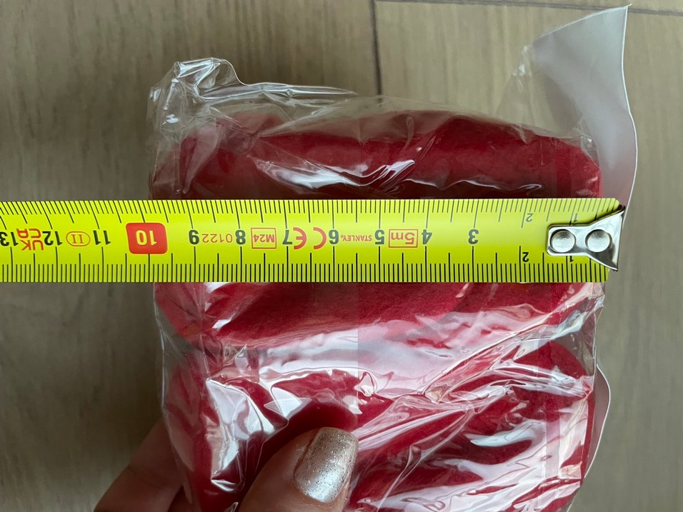 Kız Bebek kırmızı-beyaz panduf patik - Görsel 3