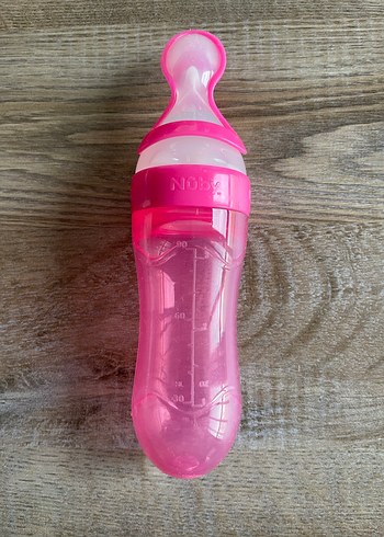 Nûby marka kaşıklı silikon biberon - Görsel 2