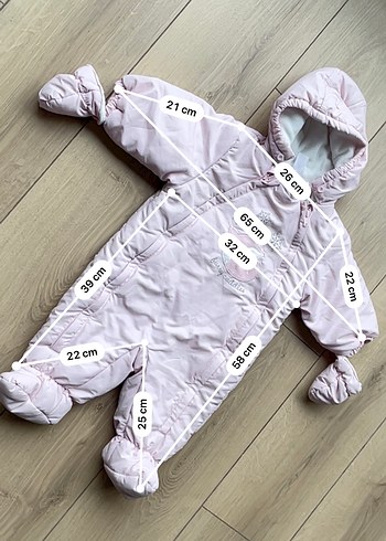 C&A kız bebek astronot tulum 74cm (6-9) ay - Görsel 7