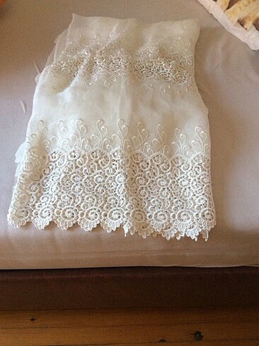 İki adet kısa tül perde - Görsel 2