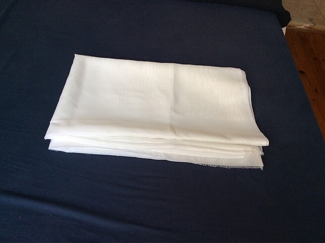 İnçe beyez sade tül - Görsel 5