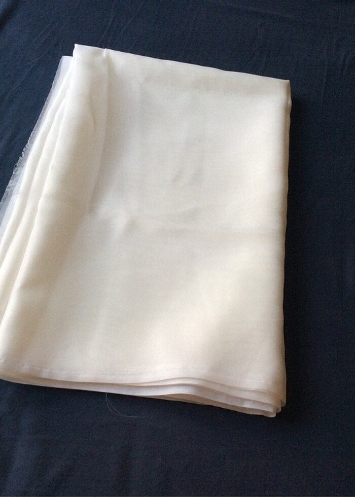 İnçe beyez sade tül - Görsel 2