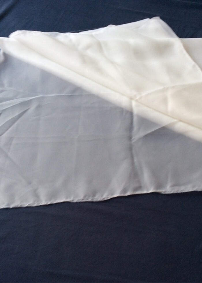 İnçe beyez sade tül - Görsel 3