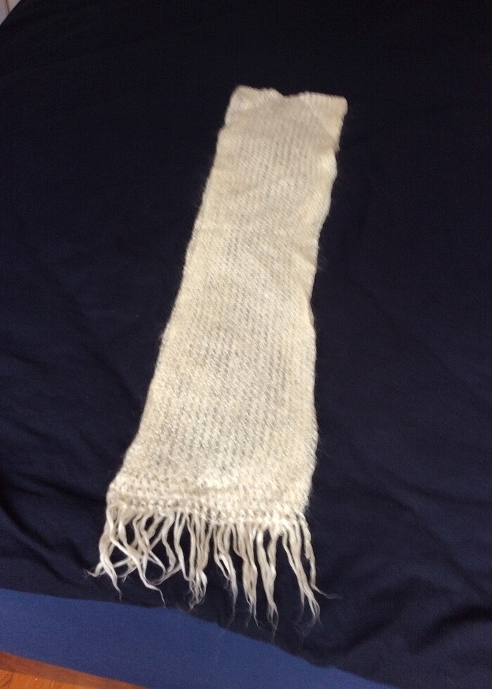 İncecik tiftik yünden atkı - Görsel 2