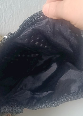 kağıt ipten  Örgü Bohem Kadın Çanta - Görsel 4