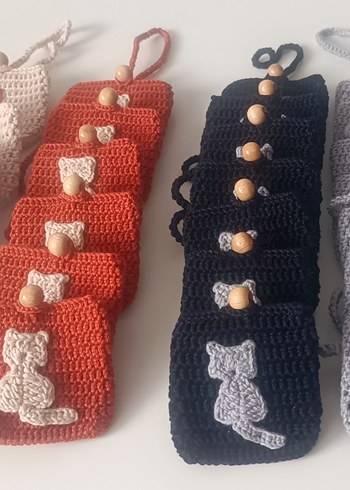 örgü airpods kulaklık kılıfı - Görsel 5