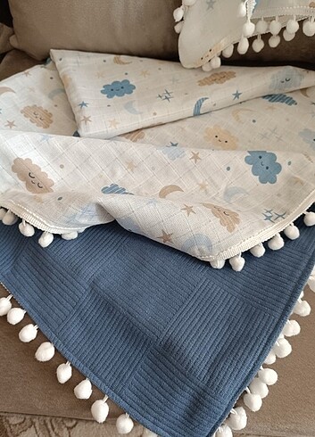 Müslin pike battaniye - Görsel 3