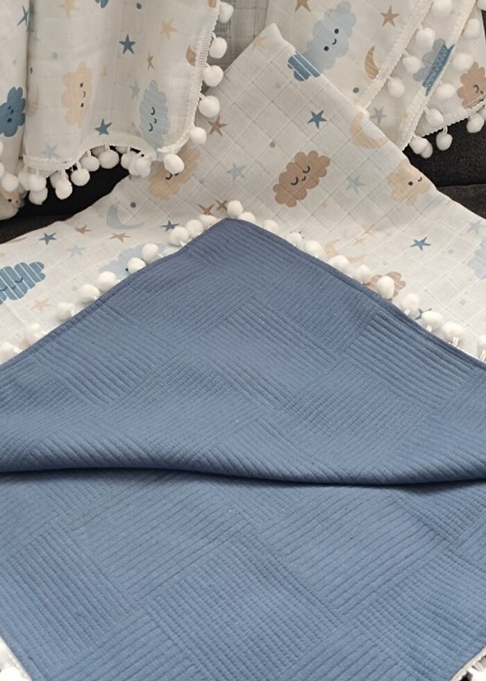 Müslin pike battaniye - Görsel 2