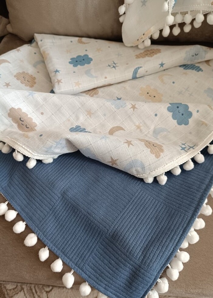 Müslin pike battaniye - Görsel 3