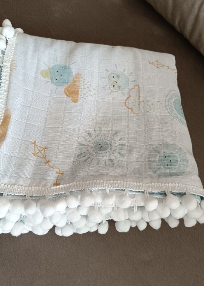 Pike müslin battaniye - Görsel 3