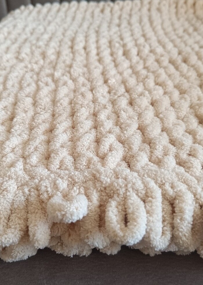 Örgü bebek battaniyesi - Görsel 4