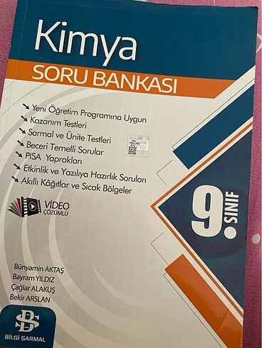 Kimya 9.sınıf test kitabı