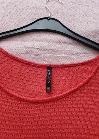 pembe Triko Kadın Tişört - Görsel 2