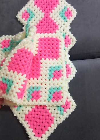 Diğer El Örgüsü Renkli Banyo Lifi Seti