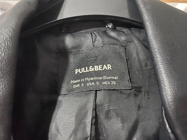 Pull and Bear Çok temiz deri ceket