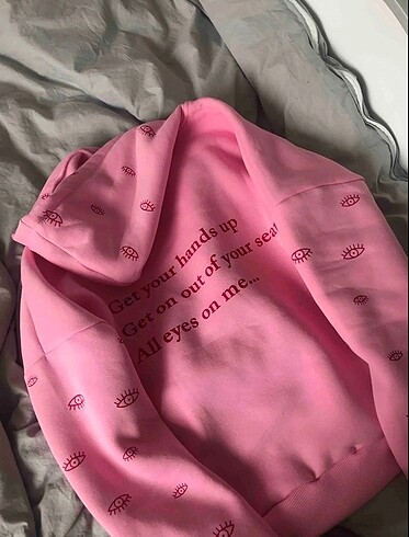s Beden Holly Lolly oversize kapüşonlu eye sweatshirt