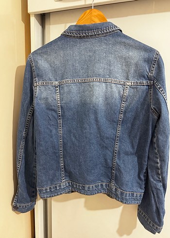 LC Waikiki Düğmeli Mavi Denim Ceket