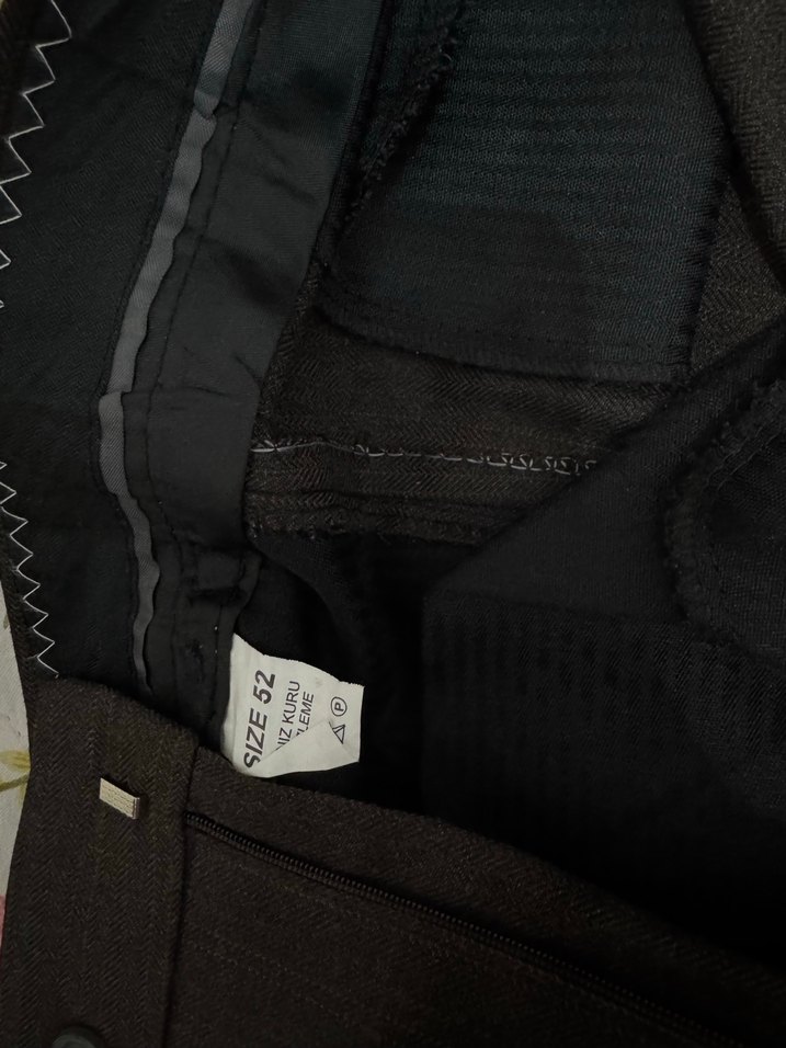 Kahverengi Düz Desenli Erkek Takım Elbise Ceketi - Görsel 4