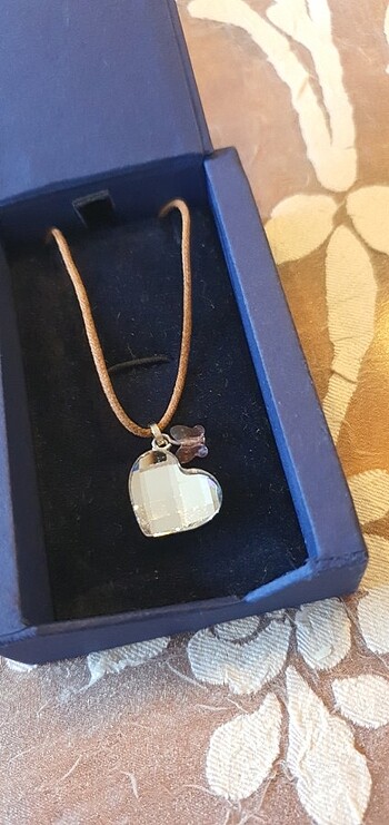 Swarovski kalp kolye
