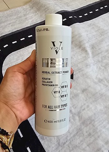 Viole Keratinli Saç Dökülmesine Karşı Şampuan 400 ml
