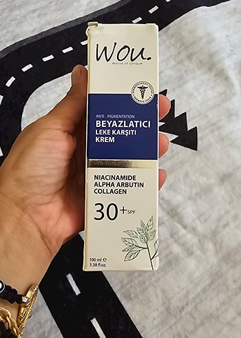 Wou Beyazlatıcı Leke Karşıtı Krem SPF 30+