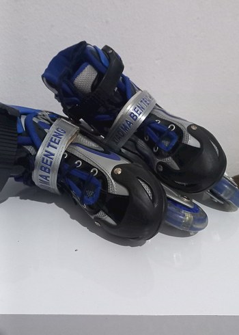38 Beden Erkek Mavi Kaykay Pateni Kemerli Spor