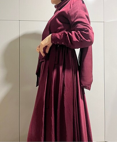 36 Beden bordo Renk Abiye elbise