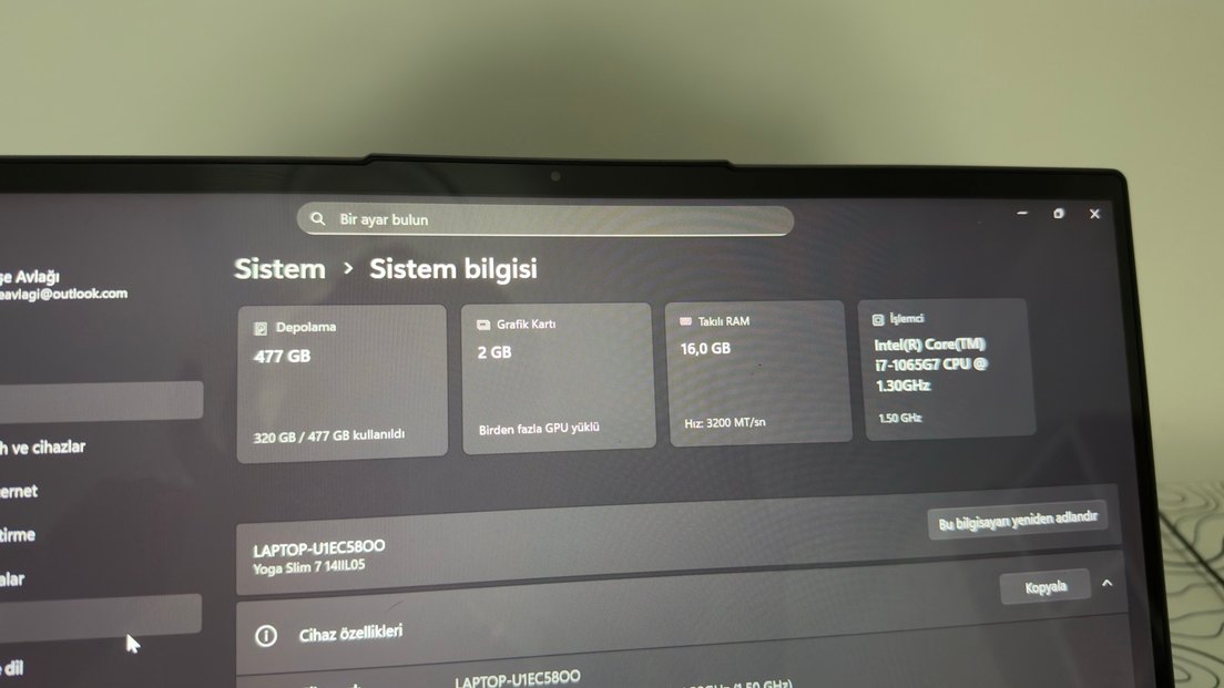 Lenovo slim 7 - Görsel 4