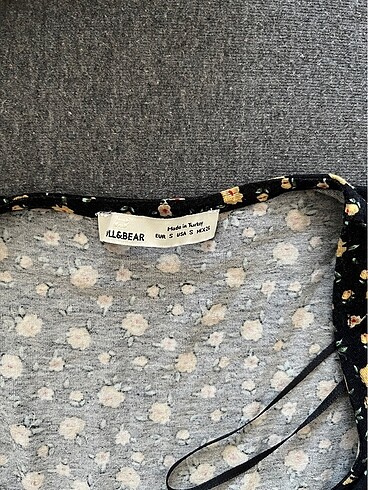 s Beden çeşitli Renk Pull and Bear Çiçek Desenli Elbise