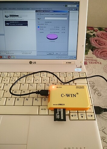  Beden Memory Stick pro duo adaptör mikro SD hafıza kartı girişli 