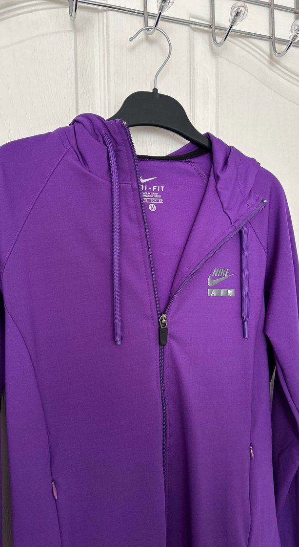 Nike Mor Fermuarlı Spor Kadın Ceket - Görsel 2