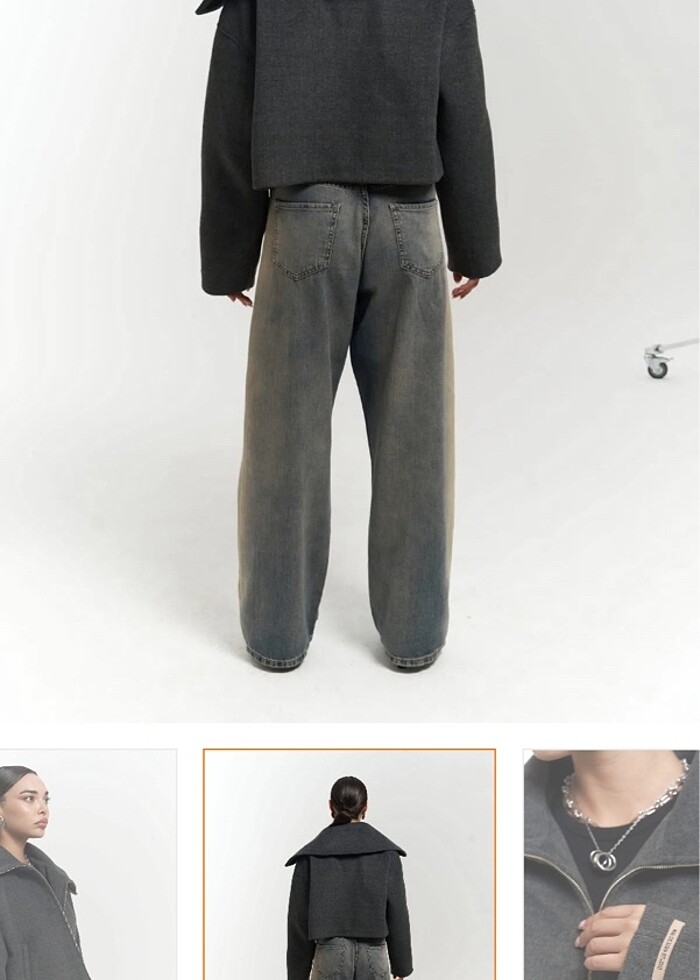 Mai kısa ceket - Görsel 4