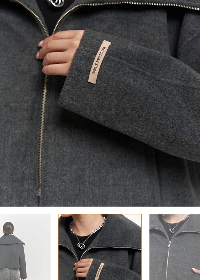 Mai kısa ceket - Görsel 3