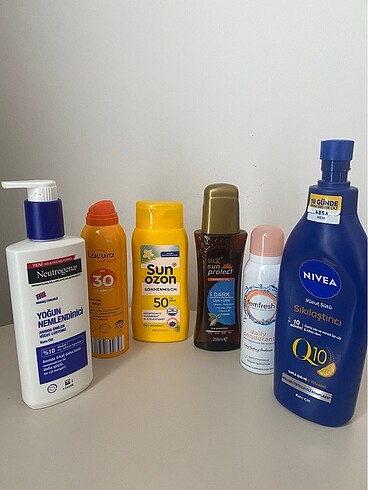 Güneş kremi ve bakım ürünleri - Görsel 2