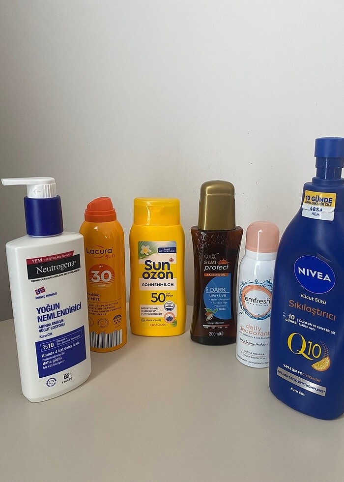 Güneş kremi ve bakım ürünleri - Görsel 2