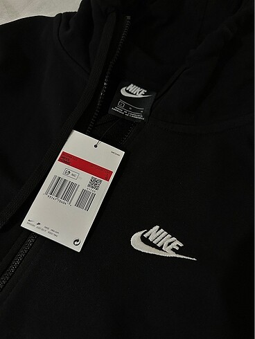 l Beden Orijinal Nike Club Fleece Hırka Sweatshirt Sweat