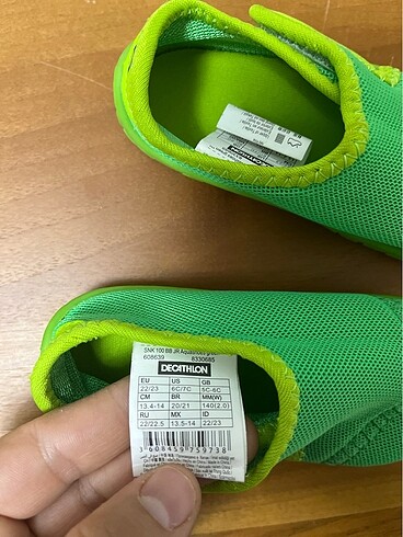 22 Beden Hiç giyilmemiş Decathlon deniz ayakkabısı