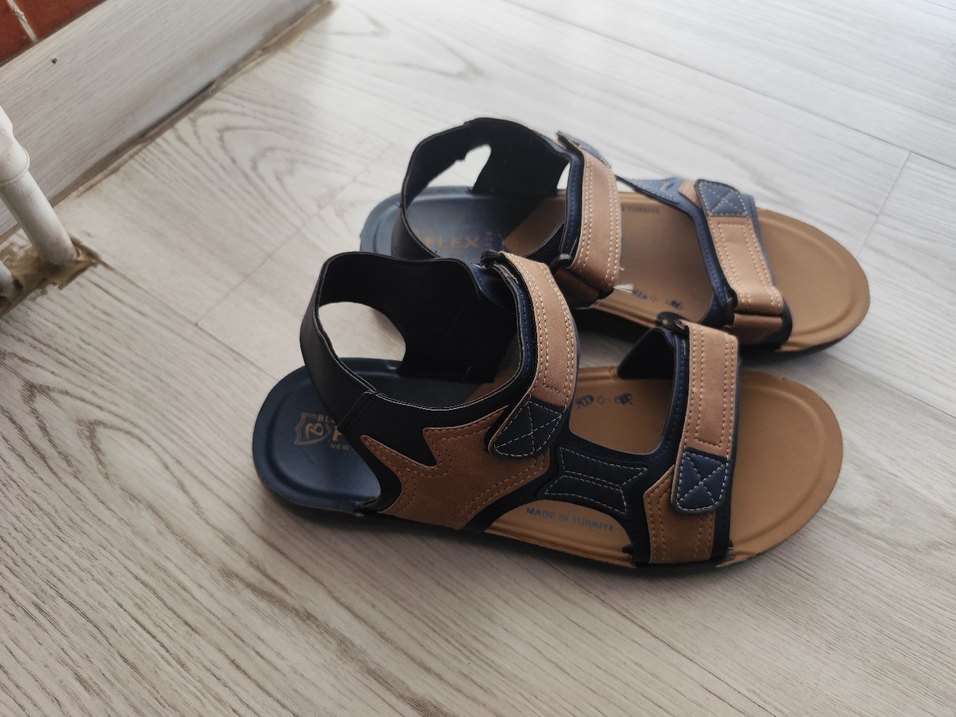 Kahverengi Erkek Günlük Kayışlı Sandalet - Görsel 3