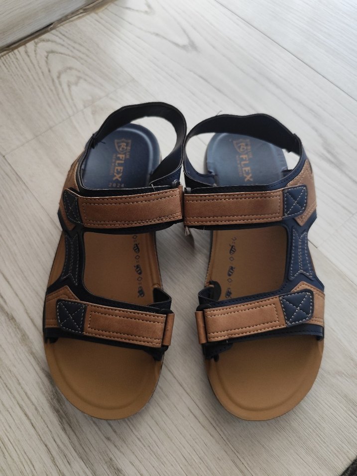 Kahverengi Erkek Günlük Kayışlı Sandalet - Görsel 2