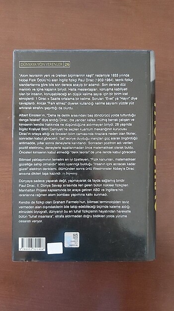 PAUL DIRAC- GRAHAM FARMELO - BİYOGRAFİ