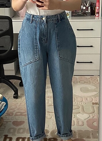 Trendyolmilla mom jean - Görsel 8
