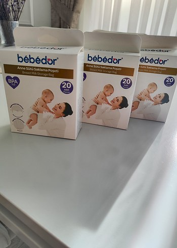 Tanesi 60 TL Bebedor Anne Süt Saklama Poşeti 20'li - Görsel 2