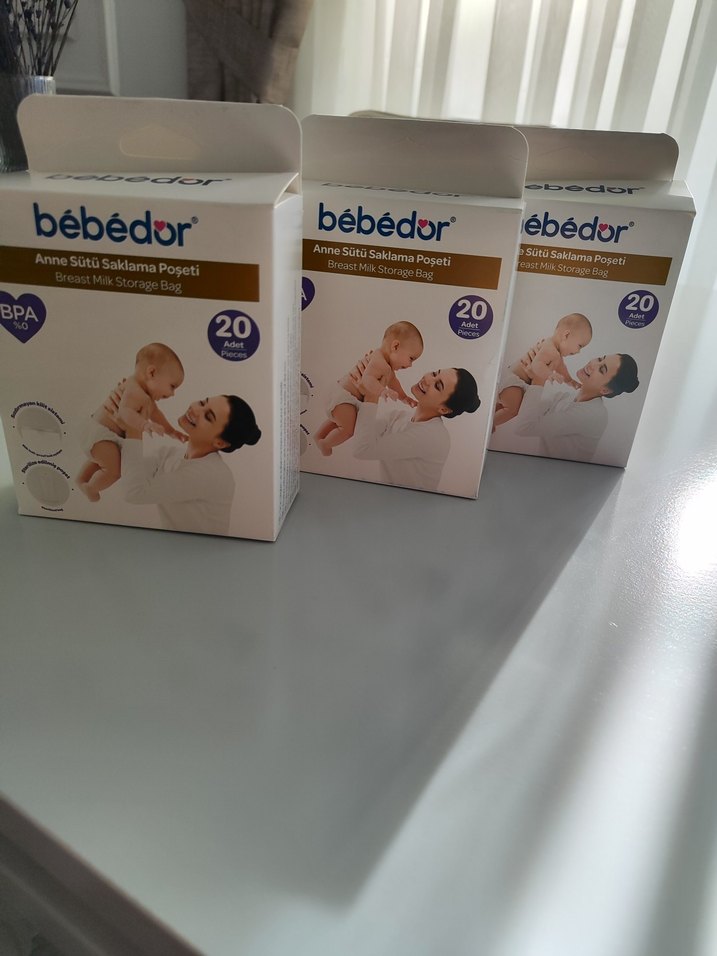 Tanesi 60 TL Bebedor Anne Süt Saklama Poşeti 20'li - Görsel 4