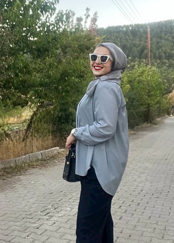 İkili takım Gri renk gömlek ve kumaş pantolon - Görsel 6