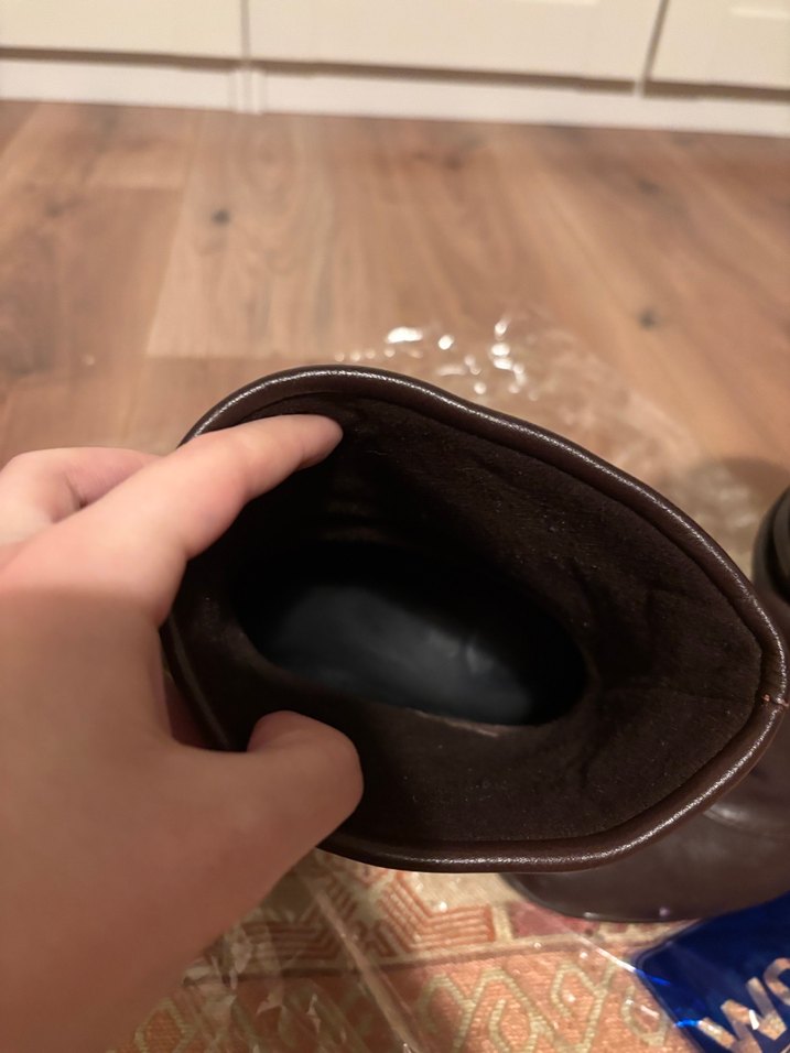 Kahverengi Deri Tokalı Kadın Bot - Görsel 3