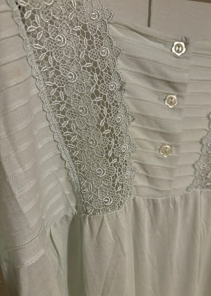 gecelik elbise bebek mavisi - Görsel 3