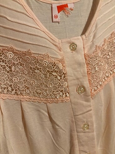 toz pembe gecelik elbise - Görsel 3