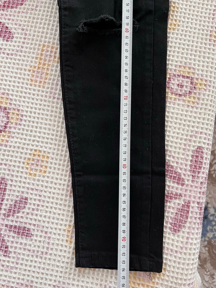 Siyah Kadın Regular Fit Street Wear Jean - Görsel 2